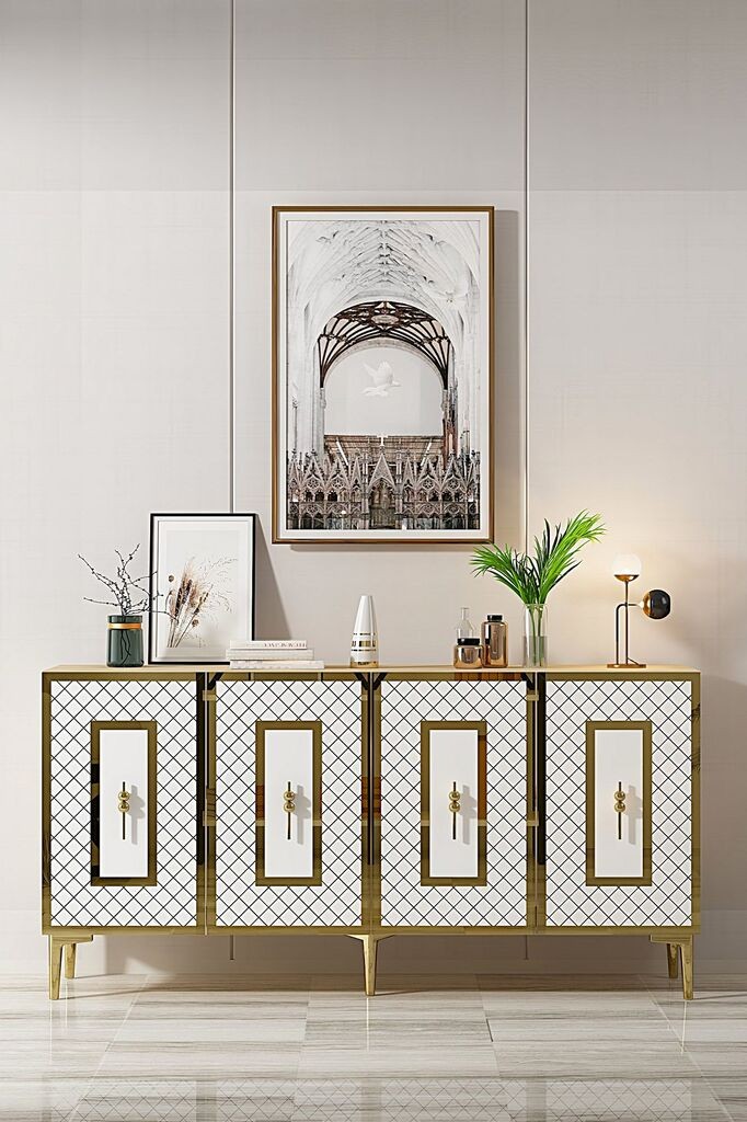 Hannah Kućna Konzola Puma 150, 150x75x32 cm, Bijela