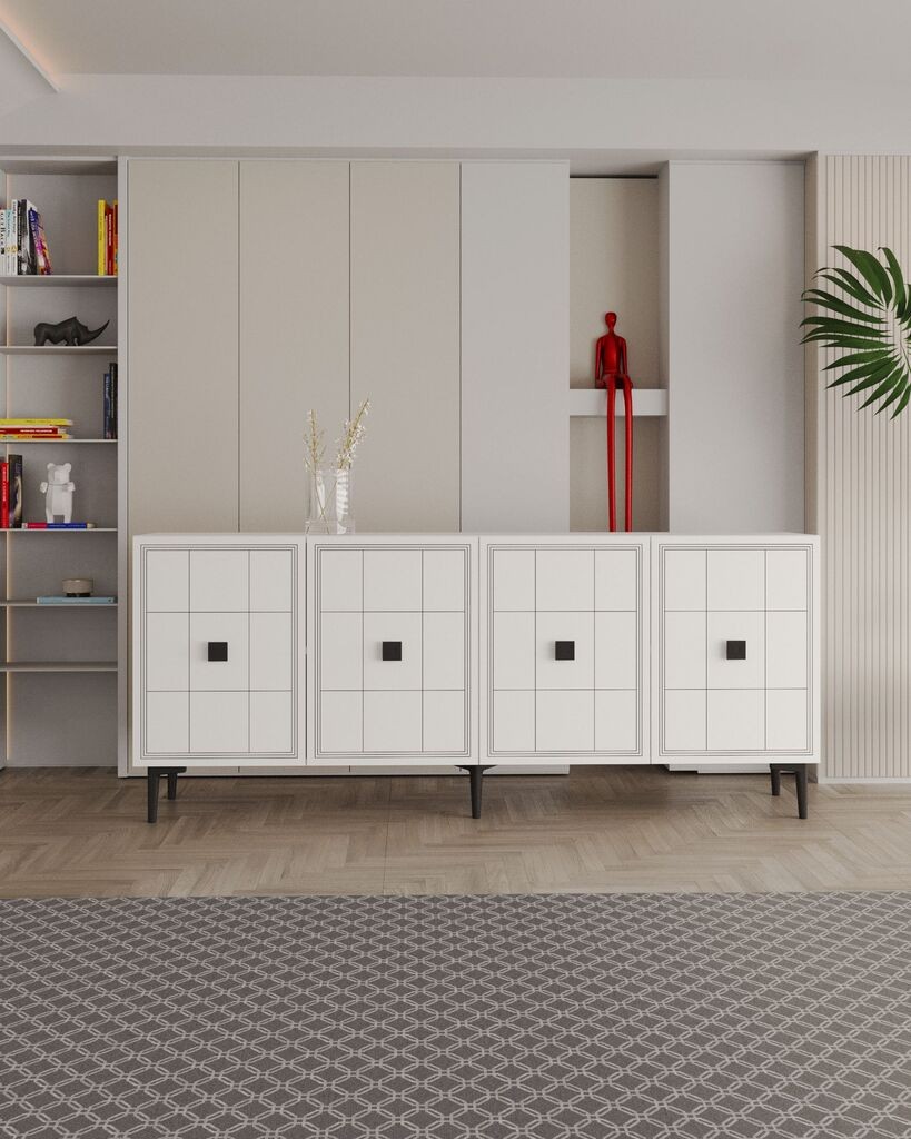 Hanah kućna konzola Yuka 150, 150x75x32 cm, bijela