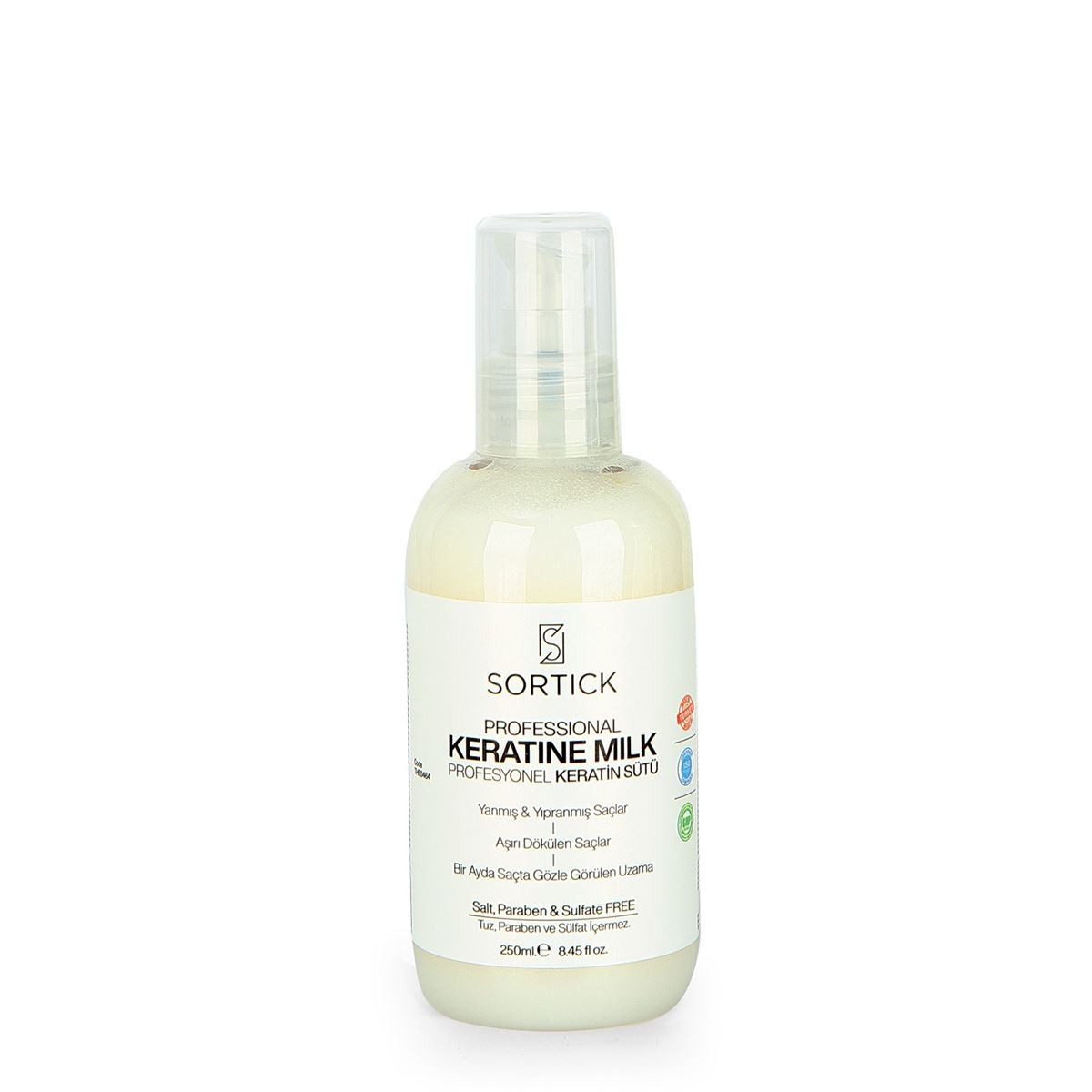 SORTICK Keratin mlijeko za kosu 250ml., Bijela