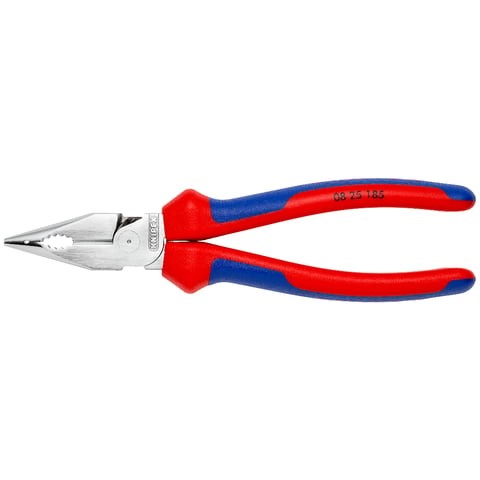 KNIPEX 08 25 185 Šiljasta kombinirana kliješta 185mm, Crvena