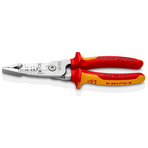 KNIPEX 13 76 200 ME Wirestripper Multifunkcionalna kliješt 1000V 200mm, Crvena