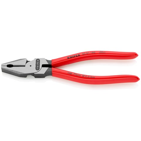 KNIPEX 02 01 180 Kombinirana kliješta velike snage 180mm, Crvena