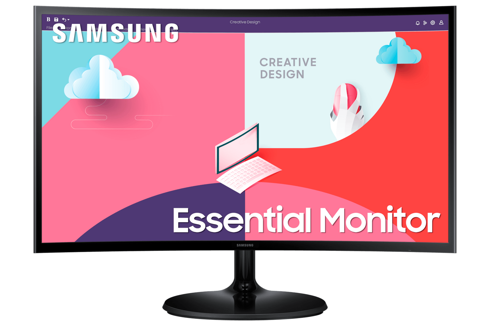 Samsung monitor LS27D360GAUXEN 27"/VA, zakrivljen/1920x1080/100Hz/4ms GtG/VGA, HDMI/VESA/crni LS27D360GAUXEN