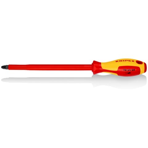 KNIPEX 982504 Odvijač za križne vijke PZ4 1000V pozidriv, Crveni