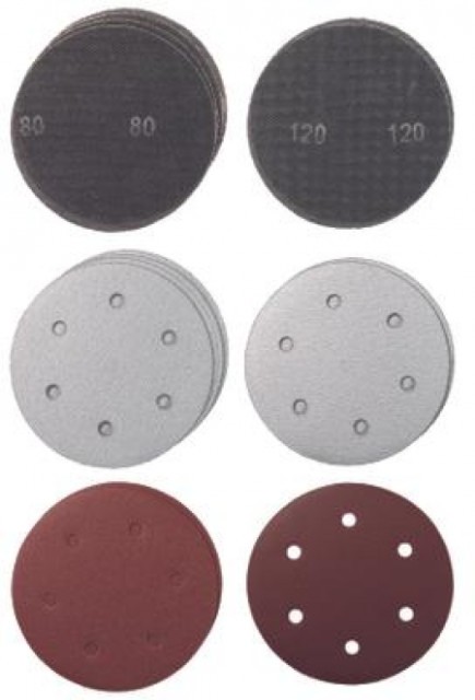 Einhell Set brusnih rešetki i papira Ø225 mm G80 i G120, Pribor za brusilicu za zidove TC-DW 225, TC-DW 225 X, 15 dijelova