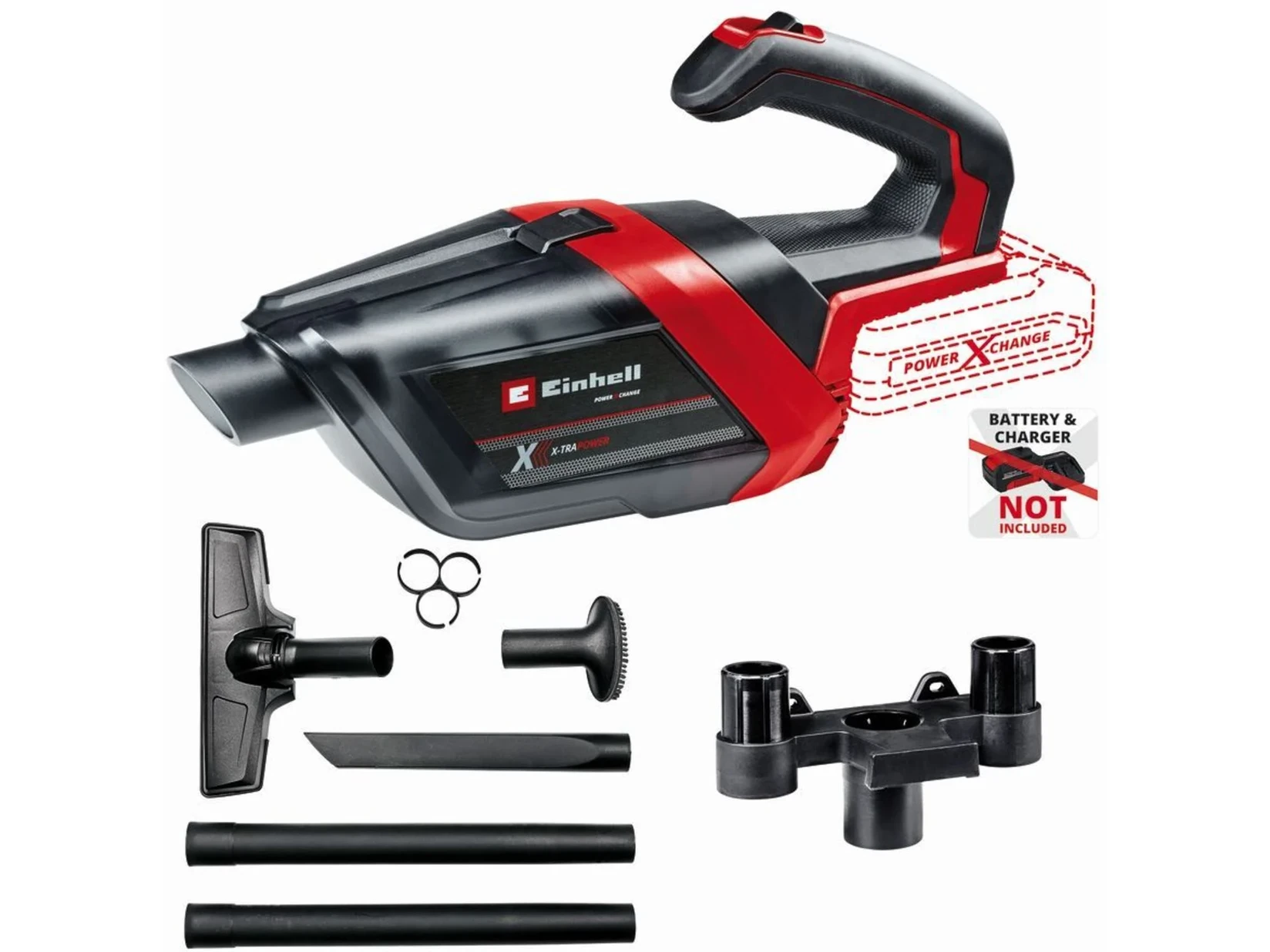 Einhell Bežični ručni usisivač TE-HV 18/06 Li - Solo, crni