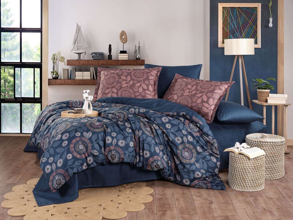 L'essentiel Maison set posteljine Fiorella, 200x220 cm, šareno