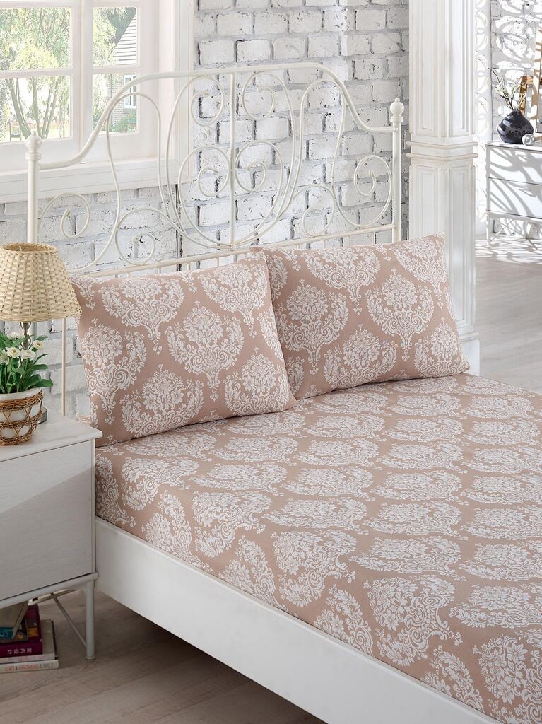 L'essentiel Maison set plahta i 2 jastučnice Post, 160x200 cm, bež