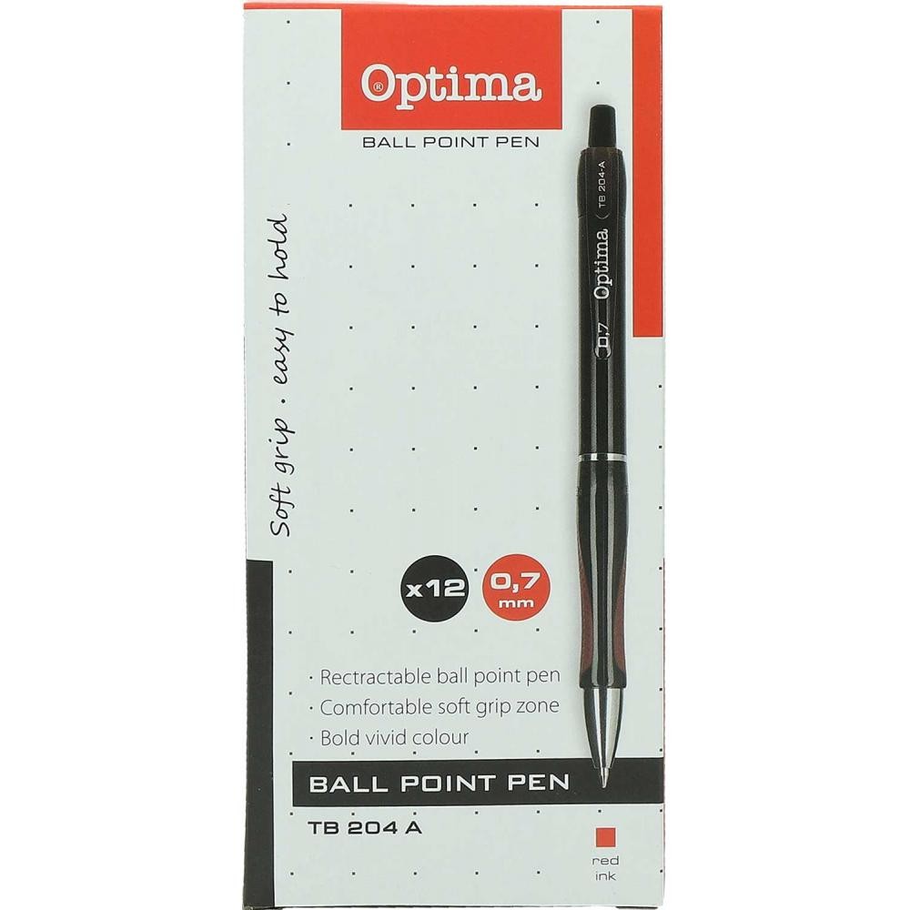 Optima Pen tv204-a 1/12 crvena 10925