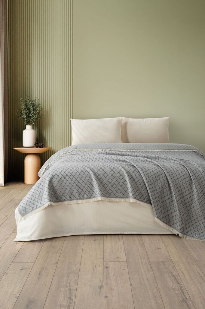 L'essentiel Maison Lapis prekrivač, 210x230 cm, siva