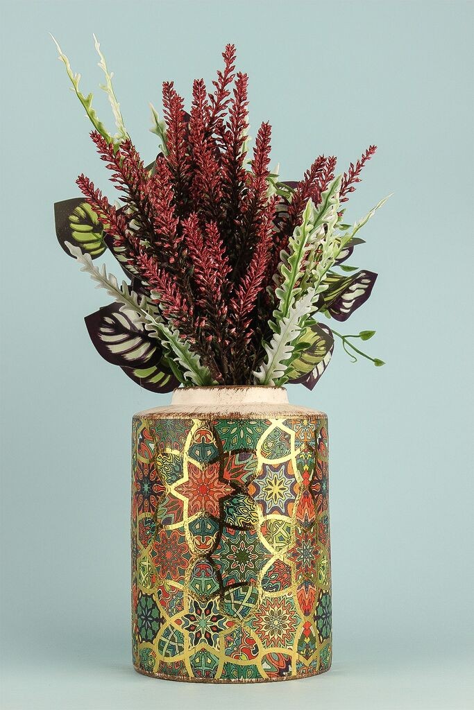 Aberto Design Dekorativna saksija YL731, Šarena