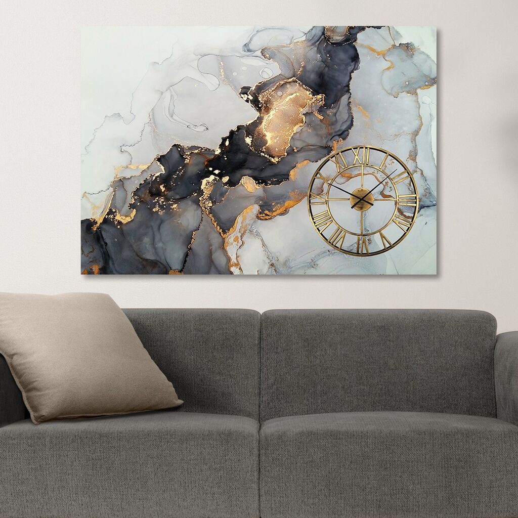 Zidni sat Wallity ST1471082564, 70x100 cm, Šareni