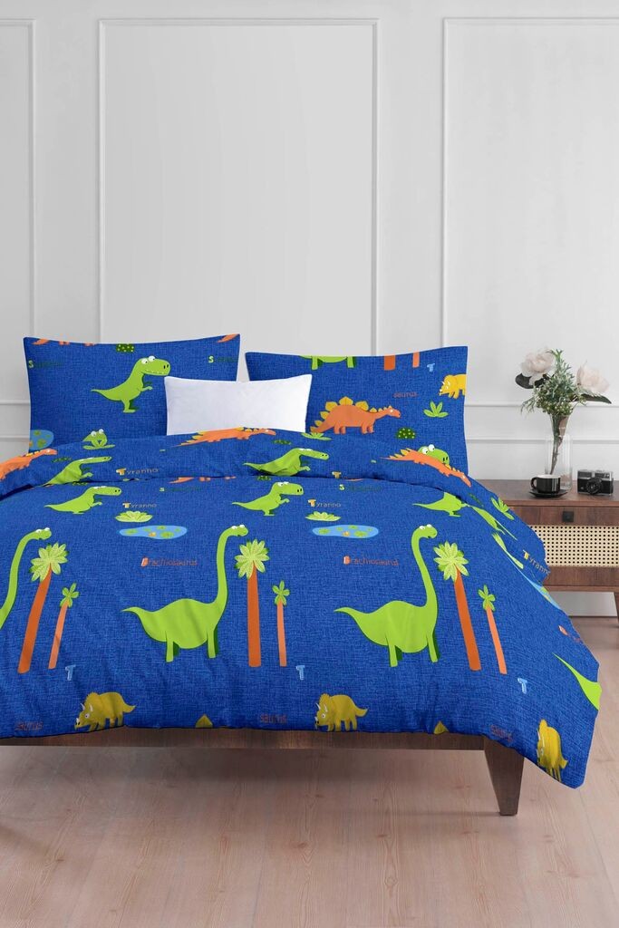 L'essentiel Maison set posteljine Dinolar, 140x200 cm, Teget