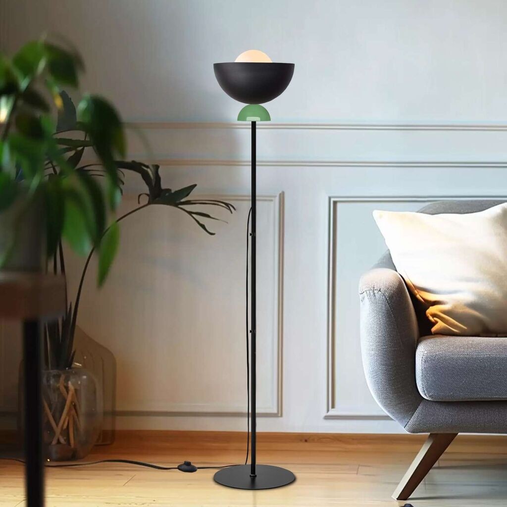 Opviq podna lampa 241745, crna