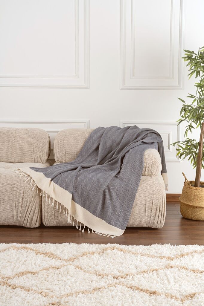 L'essentiel Maison Baliksirti prekrivač, 150x200 cm, Indigo