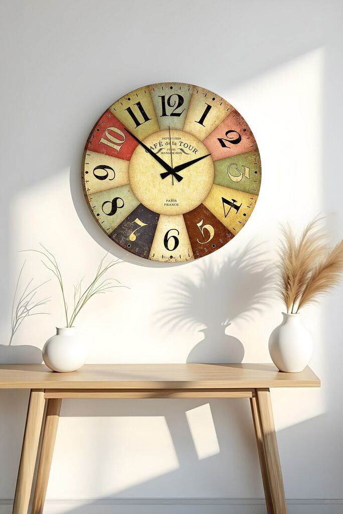 Wallity Dekorativni zidni sat Huhuas00028, 50x50 cm