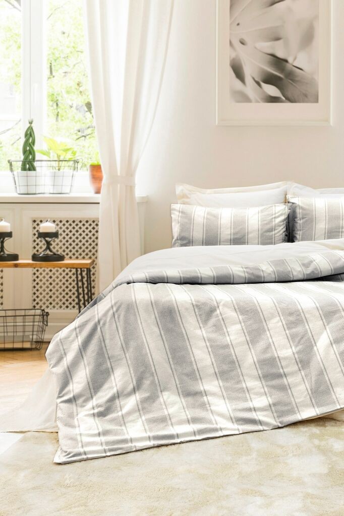 L'essentiel Maison set posteljine Nenas, 200x220 cm, antracit