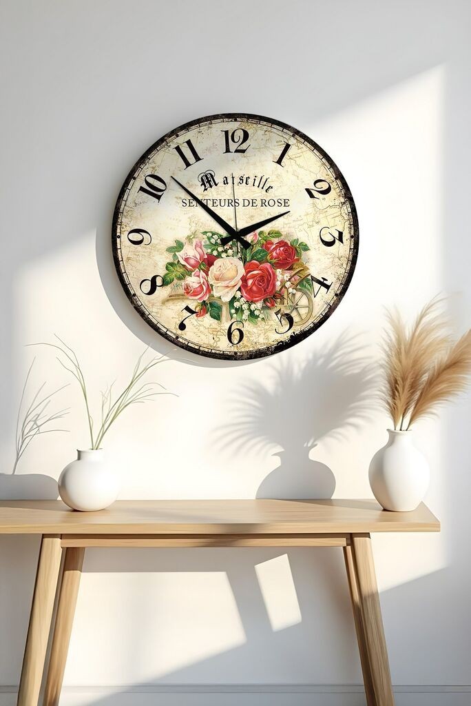 Wallity Dekorativni zidni sat Huhuas00024, 50x50 cm