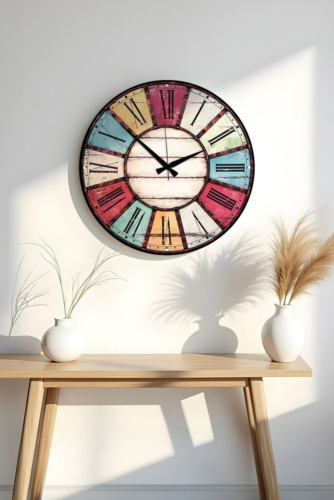 Wallity Dekorativni zidni sat Huhuas00009, 50x50 cm