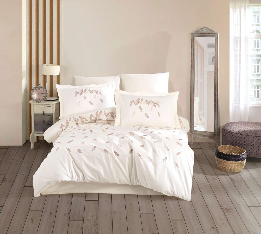 L'essentiel Maison set posteljine Lidia, 200x220 cm, krem