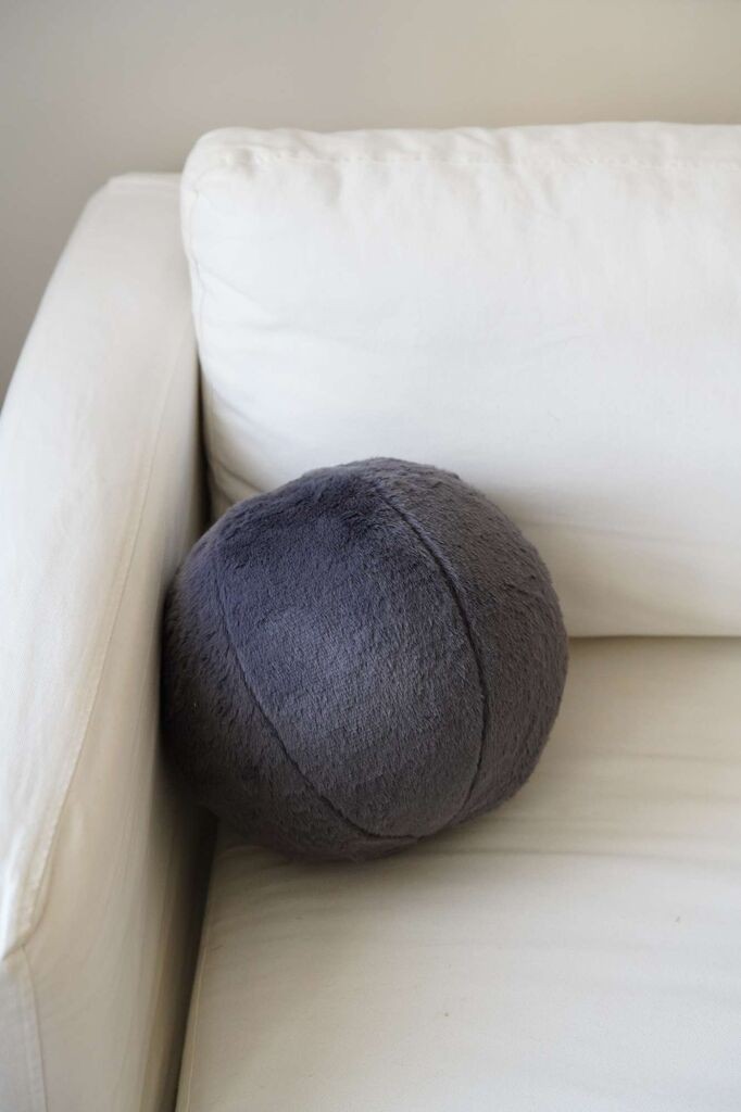 Aberto Design Dekorativni jastuk Pelus Top, 25x25x25 cm, Antracit