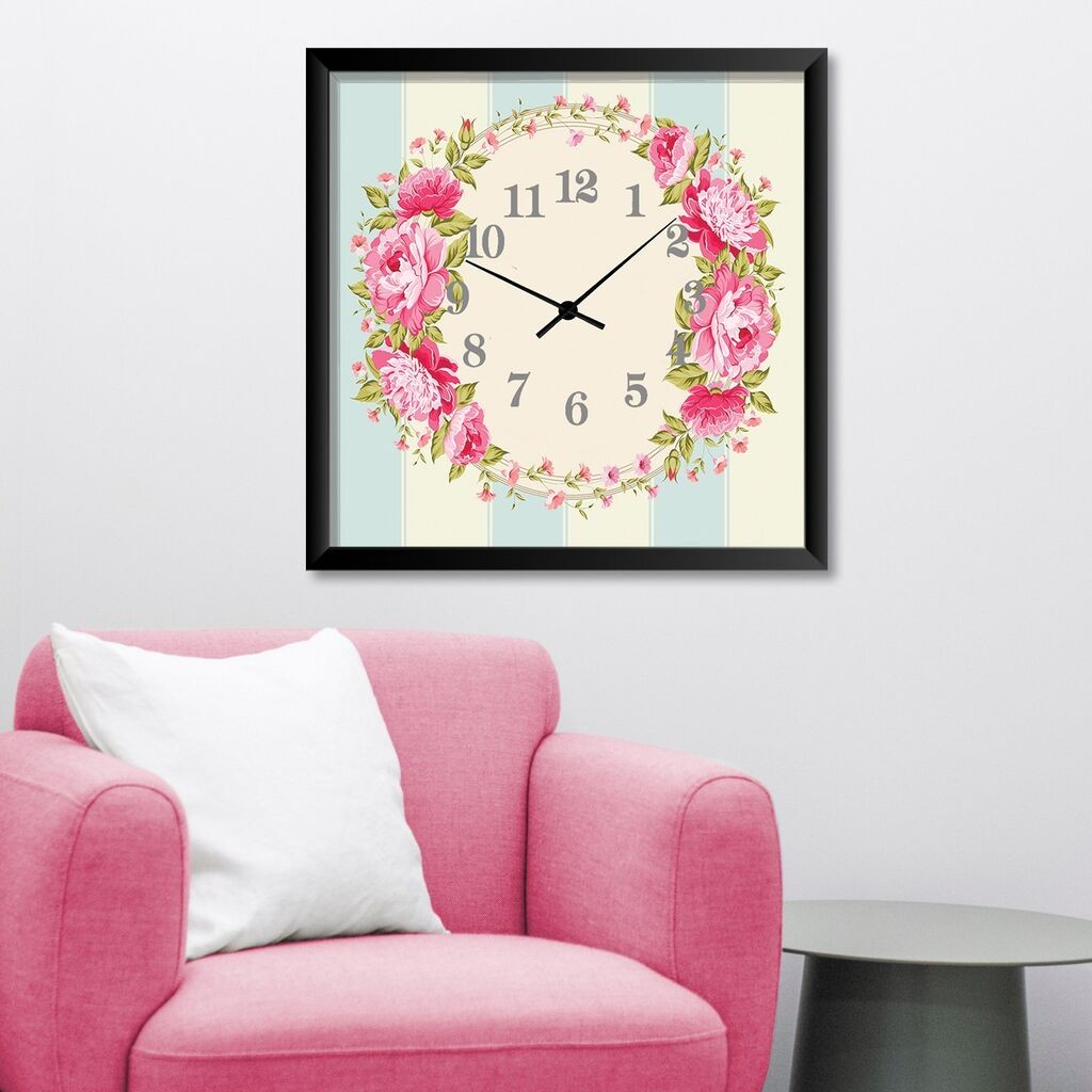 Wallity Dekorativni zidni sat STMDF213437059, 45x45 cm