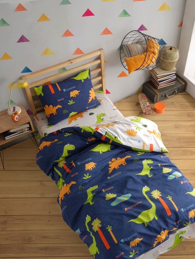 L'essentiel Maison set posteljine Dinolar, 160x240 cm, Teget