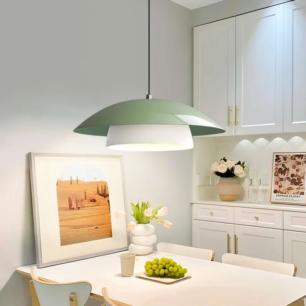 Opviq Luster 241701, Zelena i bijela