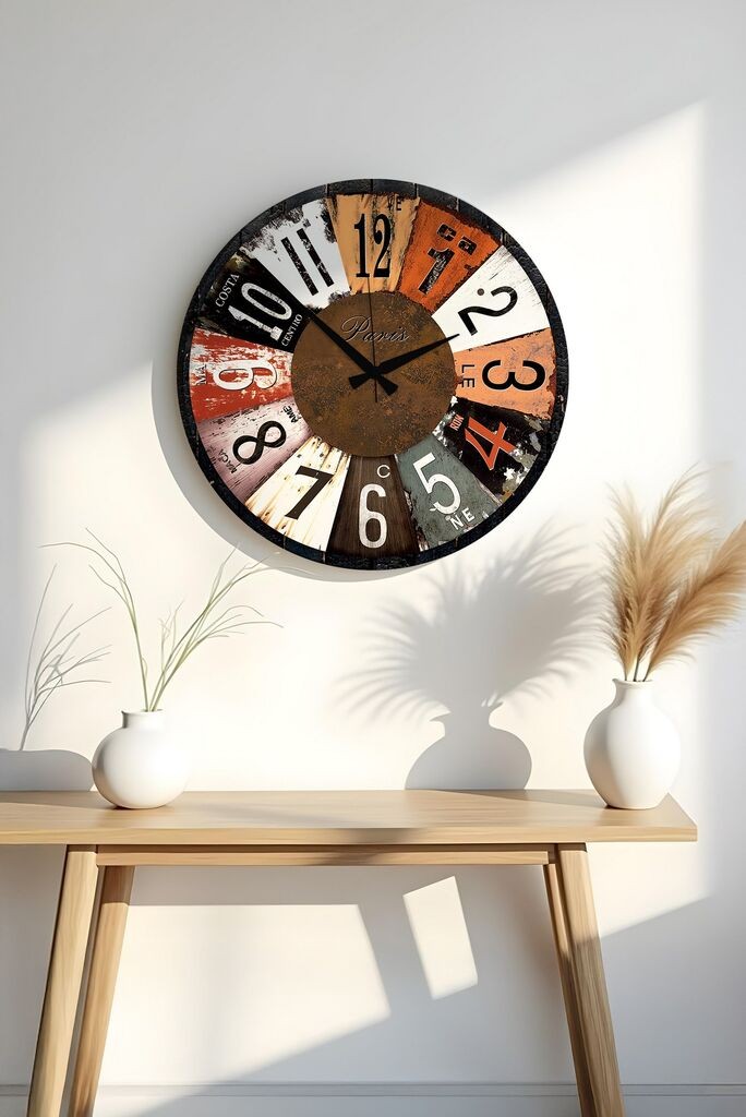 Wallity Dekorativni zidni sat Huhuas00006, 50x50 cm