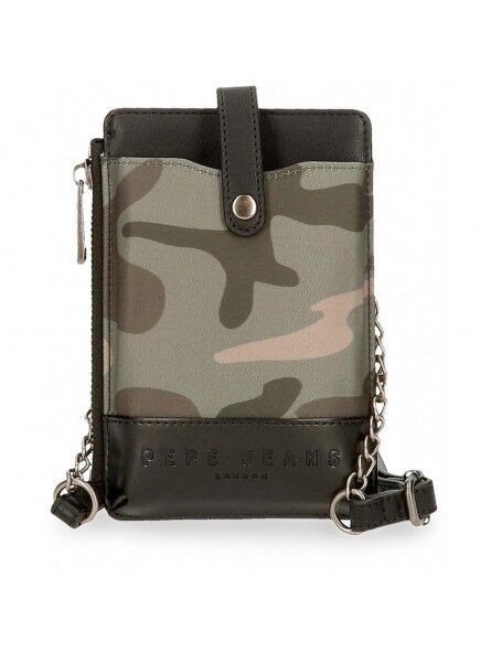 Pepe Jeans Muška torba na rame Nicole 7235031, 16 cm, Maslinasta