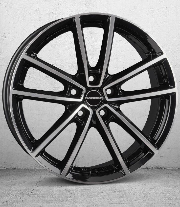 Borbet Felge W 7x17 5x112 ET43, crne sjajne boje