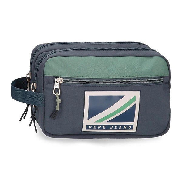 Pepe Jeans Neseser Tom 6654421, 26 cm, Tamnosivi