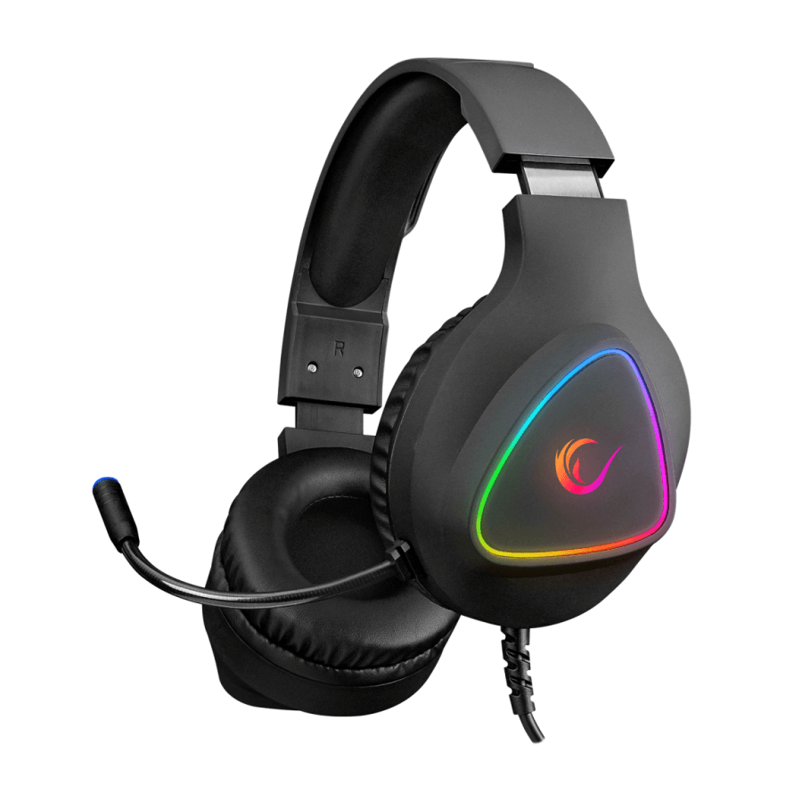 Rampage Slušalice sa mikrofonom gaming M7 Moncher RGB LED, USB 7.1, Crne