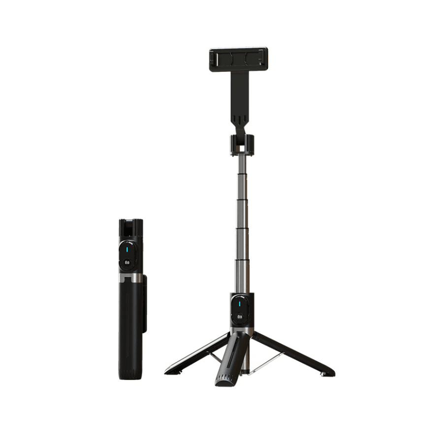 SELFIE ŠTAP - S ODVOJIVIM ETOOTH DALJINSKIM UPRAVLJAČEM I STATIVOM, Crni