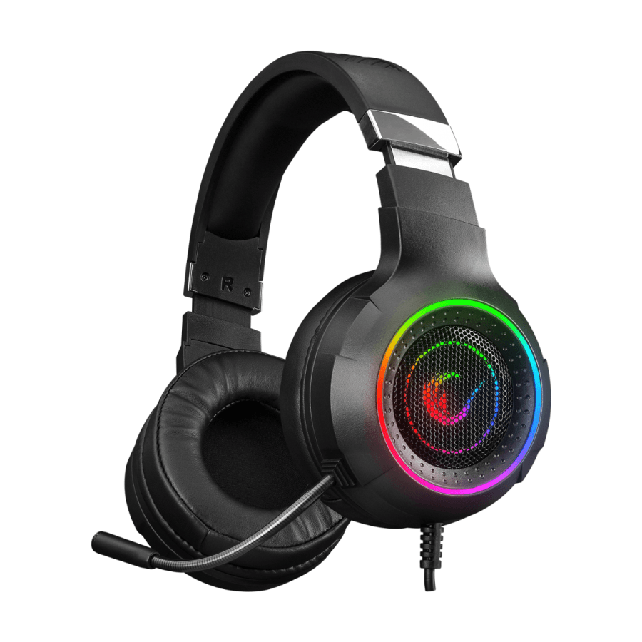 Rampage Slušalice sa mikrofonom gaming  RM-K56 SPECTER,  PS4/PC USB 7.1 Rainbow LED, Crne
