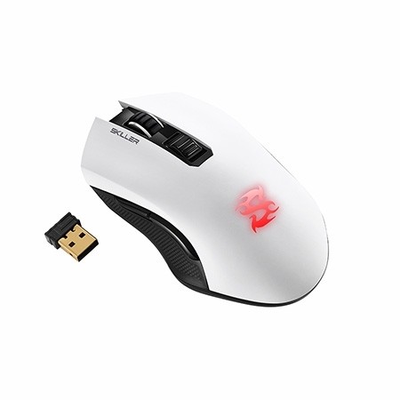Sharkoon Skiller Gaming miš SGM3, optical, 6000 dpi, 7 buttons, USB, Bijeli