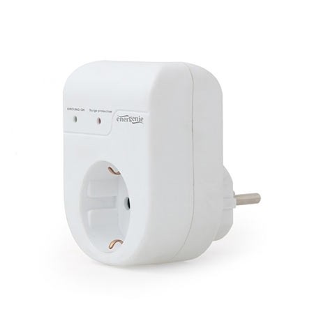 Gembird Sigurnosna utičnica EG-SPG1-01-W, Bijela