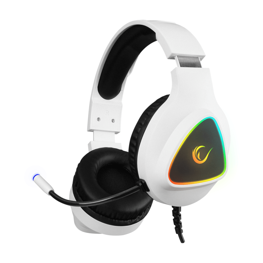 Rampage Slušalice sa mikrofonom gaming M7 Moncher RGB LED, USB 7.1, Bijele