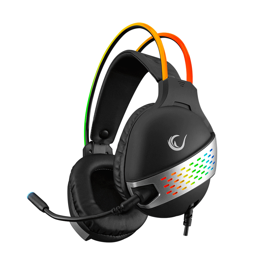 Rampage Slušalice sa mikrofonom gaming  RM-K37  EAGLE  USB 7.1 RGB, Crne