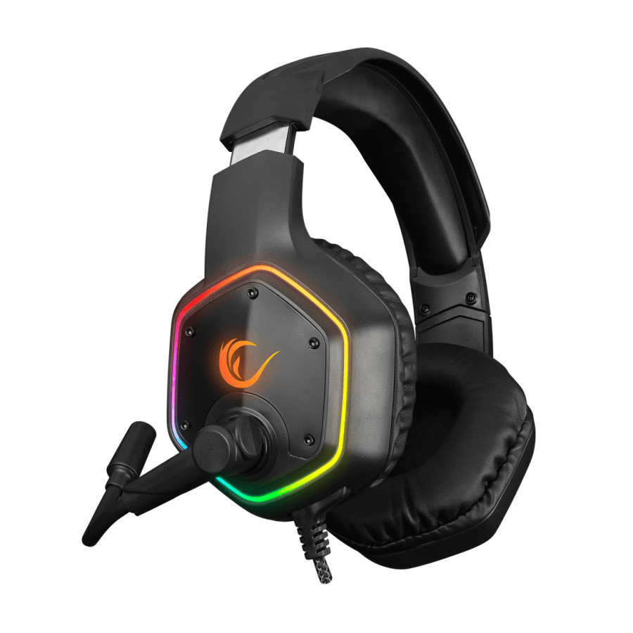 Rampage Slušalice sa mikrofonom gaming RM-K33 X-TRACER, USB, Crne