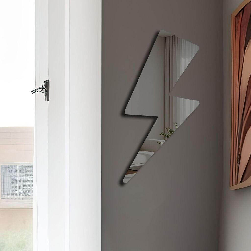 Zidno ogledalo Ozgl504, 29x60 cm, Siva