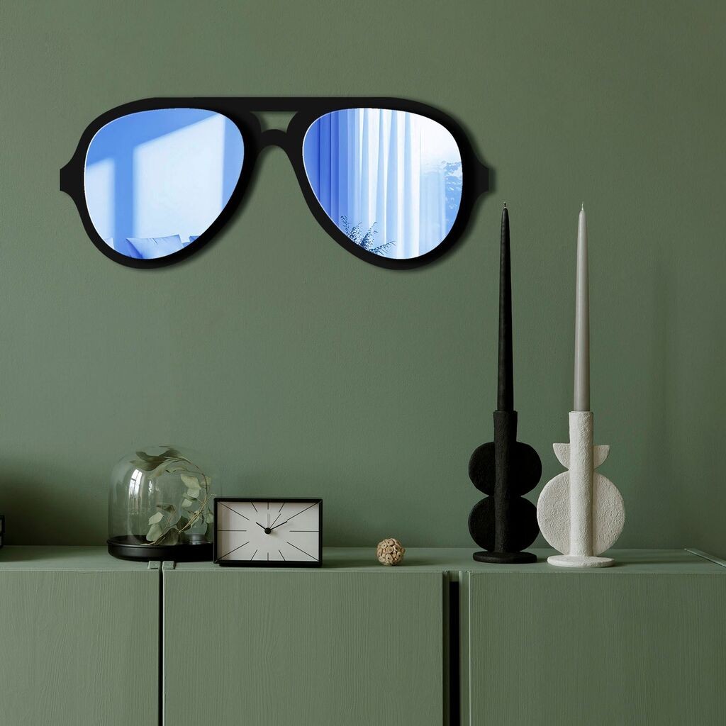 Wallity Ogledalo Ozgl508, 70x28 cm, Plavo