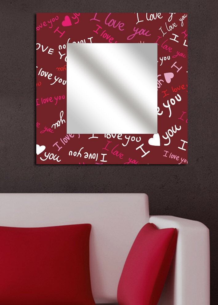 Zidno ogledalo MA-16, 50x50 cm, šareno