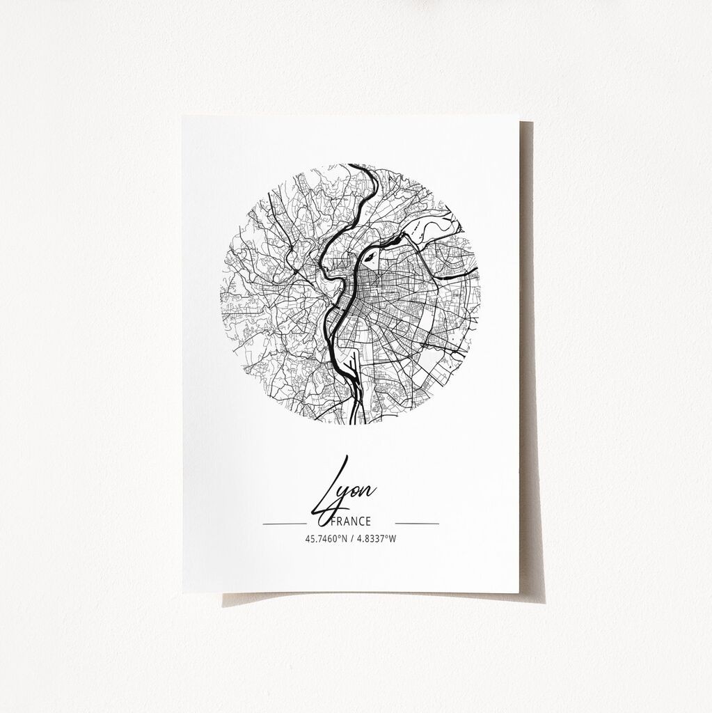 Wallity poster Francuska Lyon-2075, 21x29,7 cm