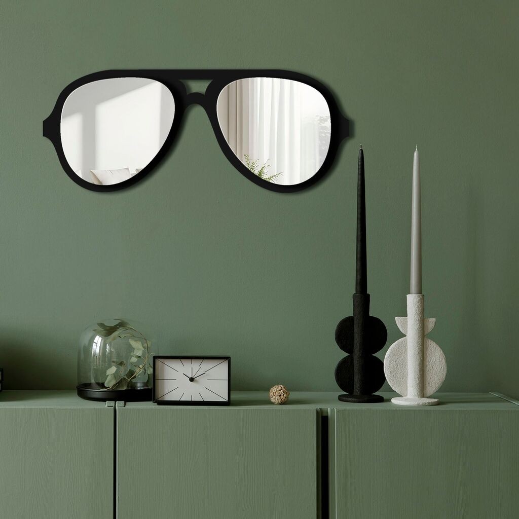 Wallity Ogledalo Ozgl508, 70x28 cm, Srebrne boje