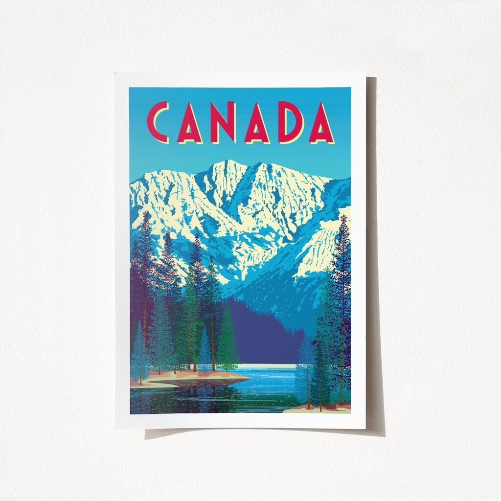 Poster Wallity Kanada-1976, 29,7x42 cm