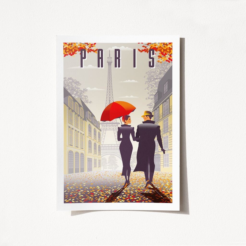 Wallity poster Pariz-1964, 29,7x42 cm