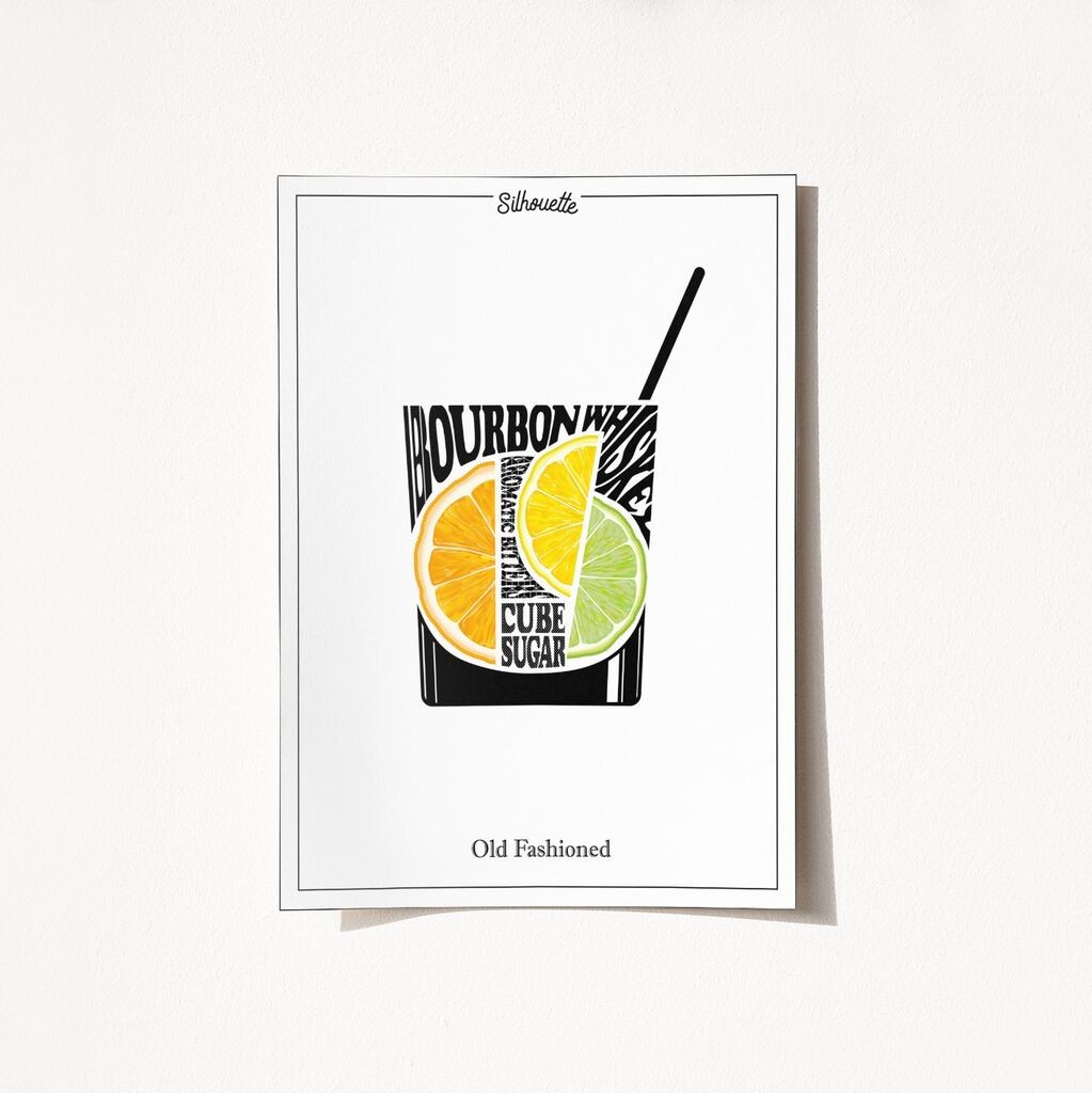 Wallity poster Old Fashioned-2051, 21x29,7 cm