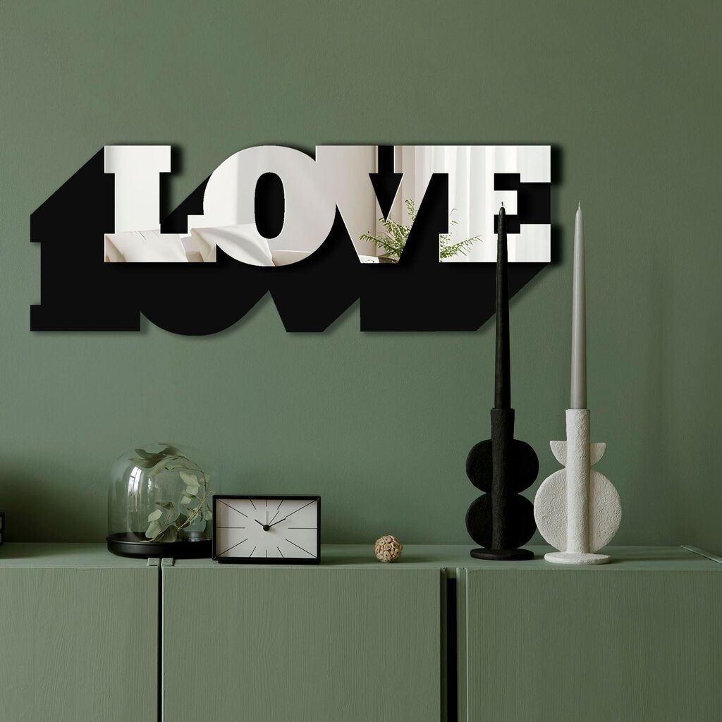 Wallity Ogledalo Ozgl515, 70x25 cm, Srebrne boje