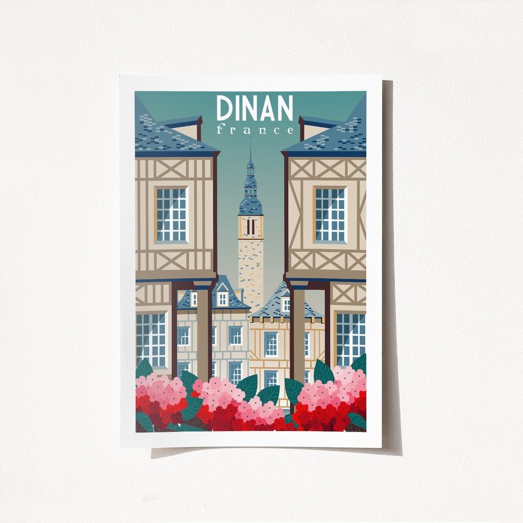 Poster Wallityja, Dinan, Francuska, 1957, 21x29,7 cm